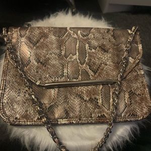 Snake skin purse